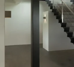 Applique*SLV Applique murale, Solid Cube, béton, L11,5cm,H11,5cm - gris foncé