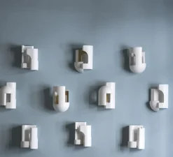 Applique*DCW éditions Paris Applique murale, Soul Story 3, , LED, dim, 2700K, 250 lm, L18,5cm, H28,7cm - blanc