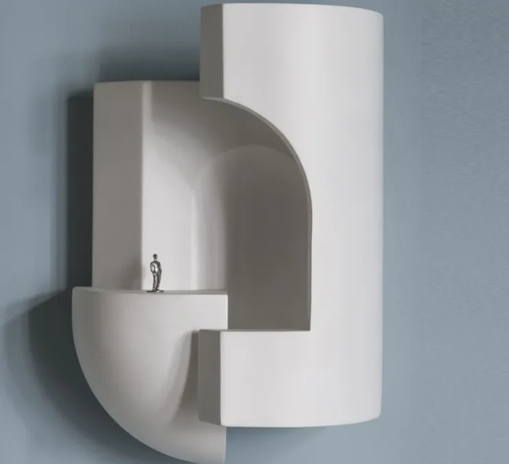 Applique murale, Soul Story 2, blanc, LED, dim, 2700K, 250 lm, L20,5cm, H29,7cm - DCW éditions Paris