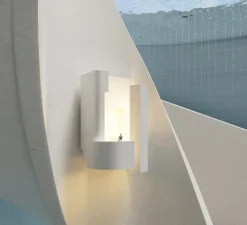 Applique*DCW éditions Paris Applique murale, Soul Story 5, , LED, dim, 2700K, 250 lm, L18,8cm, H26,2cm - blanc