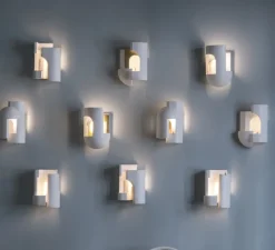 Applique murale, Soul Story 4, blanc, LED, dim, 2700K, 250 lm, L19,1cm, H26,8cm - DCW éditions Paris