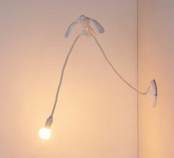 Applique*Seletti Applique murale, Sparrow Wall Taking off, , L10cm, H10cm - blanc