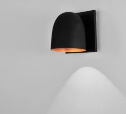 Applique murale, Speers W 1L, noir, LED, 1100lm, 2700k, L13,5cm, H13,5cm - Blux