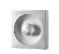 Applique*Verpan Applique murale, Spiegel, , L62,5cm, H62,5cm - Aluminium brossé