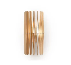 Applique*Fabbian Applique murale, Stick, bois d'ayous, L33cm, H65cm - naturel