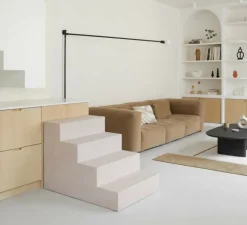 Applique*Tom Dixon Applique murale, Stone, , IP44, LED, dim, 3000k, 360 lm, L18cm, H18cm - blanc, or