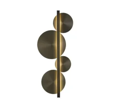 Applique*CVL Applique murale, Strate Moon 150, , LED, dim, 2700K, 6100 lm, L62,9cm, H150cm - graphite satiné
