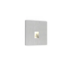 Applique*Wever&Ducré Applique murale, Stripe 0.7, , LED, 3000K, 11/20 lm, L7cm, H7cm - aluminium brossé