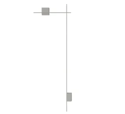 Applique murale, Structural 2617, gris clair, LED, dim, 3000K, 1416 lm, L84cm, H240cm - Vibia