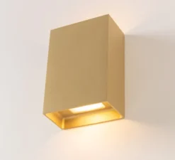 Applique*Modular Applique murale, Sulfer Up/Down 2x, , LED, dim, 2700K, 328 lm, L9cm, H13cm - Champagne brossé