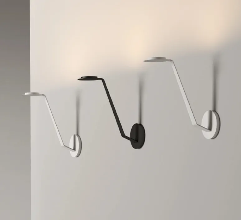 Applique*Lumen Center Italia Applique murale, Swan, , LED, 2700K, 1600 lm, Ø10cm, H28cm - blanc