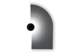 Applique*Wever&Ducré Applique murale, Tapis 3.0, , LED, dim, 2700K, 480 lm, L21,3cm, H45cm - gris clair