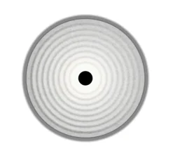 Applique*Wever&Ducré Applique murale, Tapis Soft 1.0, , LED, dim, 3000K, 390 lm, L65cm, H65cm - gris marbre