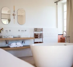 Applique*Hudson Valley Lighting Applique murale, Tara Double, , IP44,L12,1cm, H76,2cm - Hudson Valley nickel poli