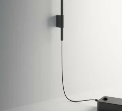 Applique*Vibia Applique murale, Tempo 5762, terra red, LED, 2700K, 301lm, L42,5cm, H140cm - terracotta