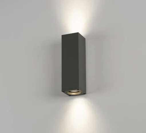 Applique*SLV Applique murale, Teo, , L7cm, H22.3cm - anthracite