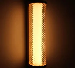 Applique*Elements lighting Applique murale, Tiffany, , IP44, LED, 2700K, 1050 lm, Ø13,5cm, H38cm - Diamant