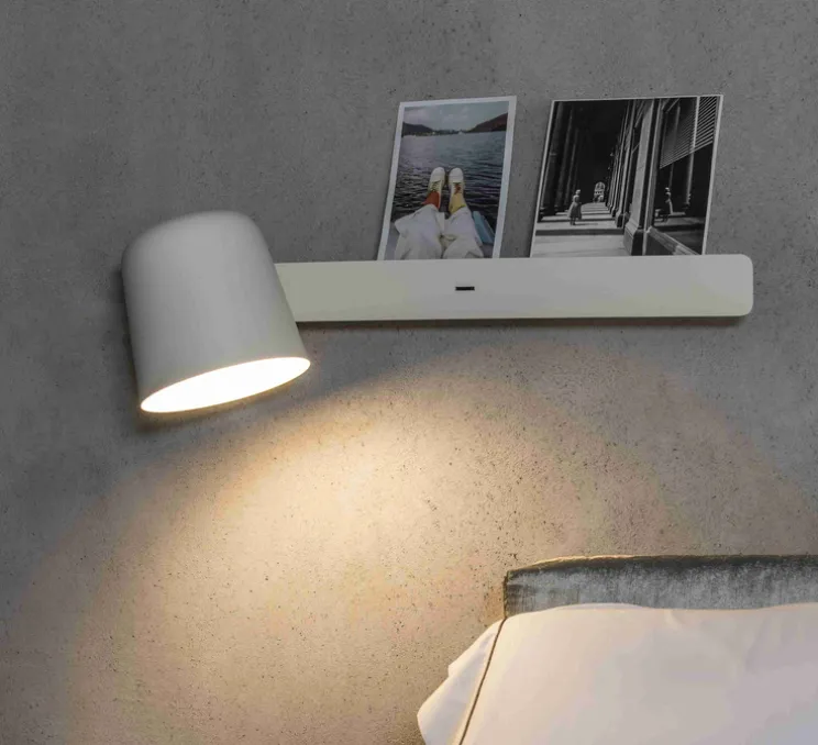 Applique murale, Tila, blanc, L46 cm, H 14,51cm - FARO