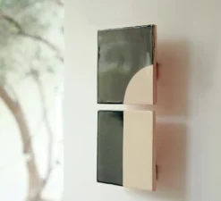 Applique*Violaine D'Harcourt Applique murale, Tiles Door G, , L14cm, H29cm - gris