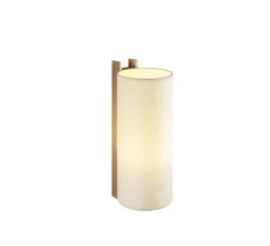 Applique*Santa & Cole Applique murale, TMM Largo, , L12cm, H34cm - hêtre, abat-jour beige
