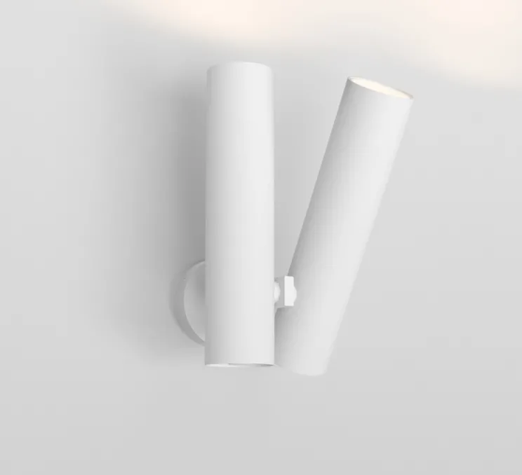 Applique murale, Tobu, blanc, LED, dim, 2700K, 7100 lm, L21,3cm, H40cm - Rotaliana