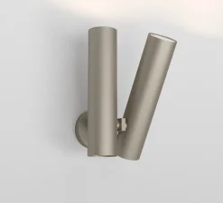 Applique murale, Tobu, bronze, LED, dim, 2700K, 7100 lm, L21,3cm, H40cm - Rotaliana