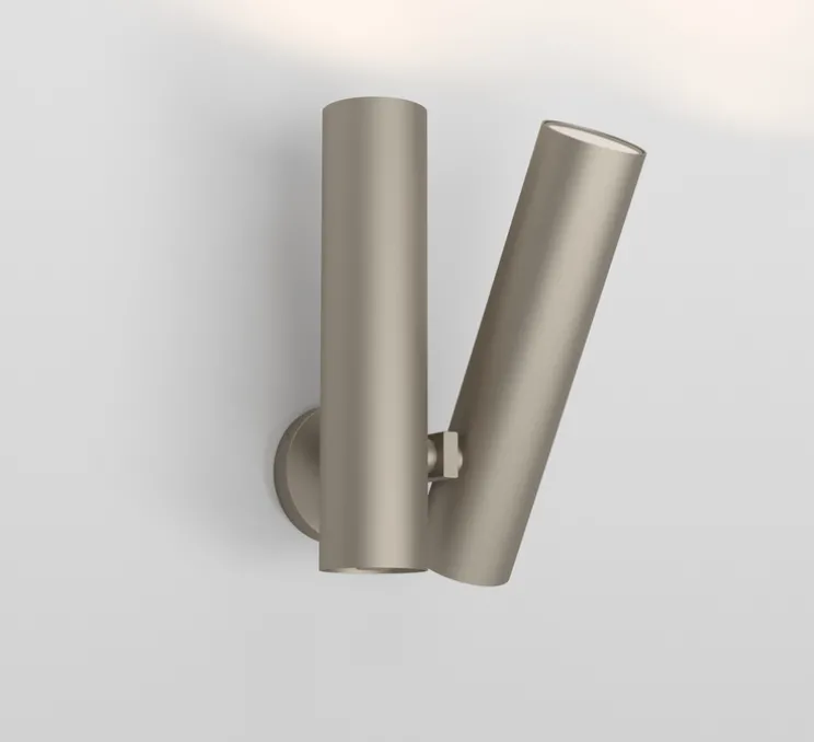 Applique murale, Tobu, bronze, LED, dim, 2700K, 7100 lm, L21,3cm, H40cm - Rotaliana