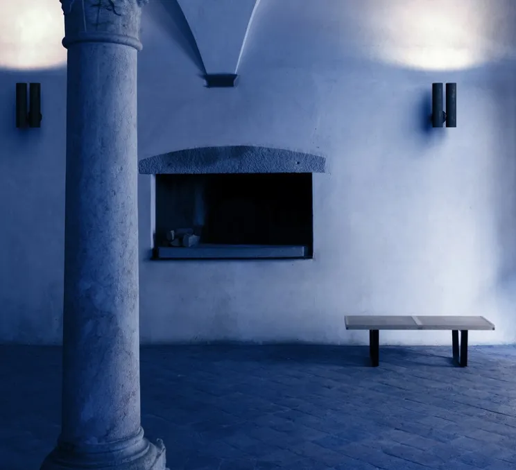 Applique murale, Tobu, noir, LED, dim, 2700K, 7100 lm, L21,3cm, H40cm - Rotaliana