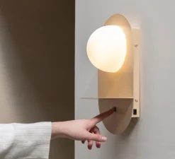 Applique*It's about Romi Applique murale, Tokyo, , L15cm, H34cm - beige