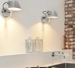 Applique*Artemide Applique murale, Tolomeo Micro Faretto, , 3000K, 491lm, H20cm, L21cm - aluminium