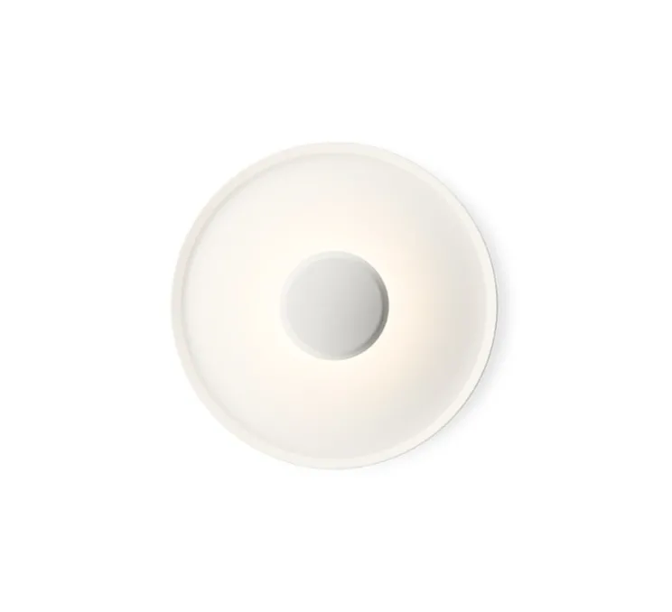 Applique murale, Top 1155, blanc, LED, dim, 3500K, 2013lm, Ø40cm, P10cm - Vibia