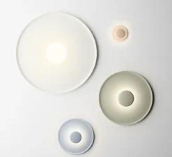 Applique murale, Top 1154, rose clair, LED, dim, 2700K, 550 lm, Ø17cm, H6,2cm - Vibia