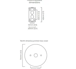 Applique murale, Torres, nickel, L20cm, H20,7cm - CTO lighting