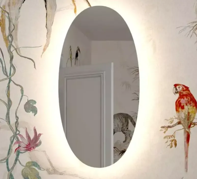 Applique*Rotaliana Applique murale, Totem & Tabù W1, , LED, 2700K, 2600 lm, L22cm, H44,5cm - Miroir