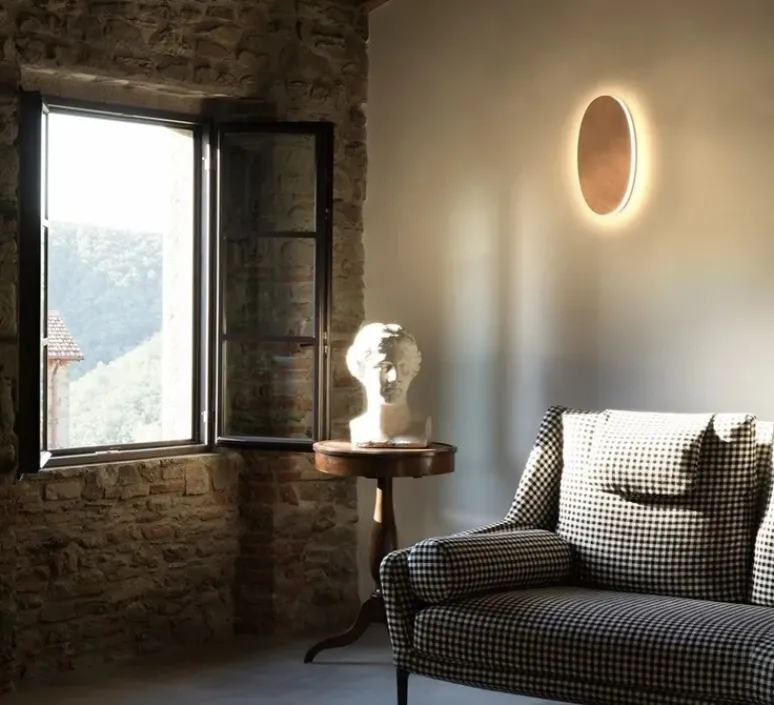 Applique*Rotaliana Applique murale, Totem & Tabù W1, , LED, 2700K, 2600 lm, L22cm, H44,5cm - Miroir