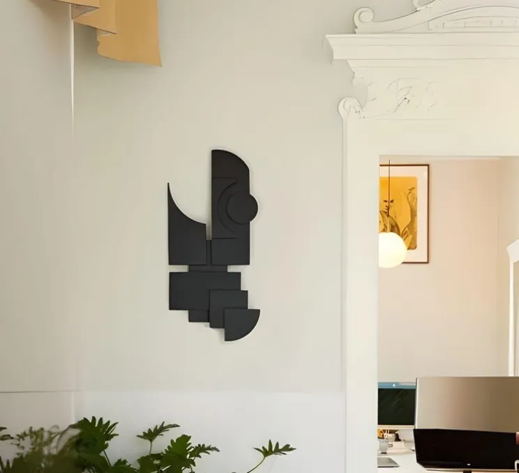 Applique murale, Totem, noir, LED, dim, 2700K, 945lm, L38,6cm, H81cm - Please Wait to be Seated