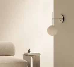 Applique murale, TR Bulb, Acier poli, L20cm, H45,5cm - Audo Copenhagen