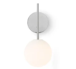Applique murale, TR Bulb, Acier poli, L20cm, H45,5cm - Audo Copenhagen