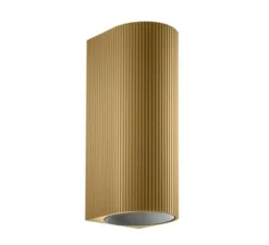 Applique*Wever&Ducré Applique murale, Trace 2.0, , LED, dim, 3000K, 1260 lm, L7cm, H18cm - laiton (intérieur noir)