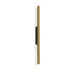 Applique*Wever&Ducré Applique murale, Trace Slim 1.0, , LED, 2700K, 790lm, Ø2,8cm, H60cm - champagne et noir
