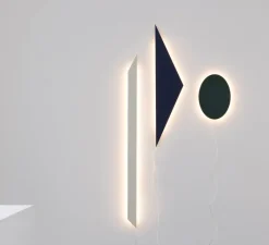 Applique*Valerie_Objects Applique murale, Tramonto 01, , LED, dim, 2500 lm, L18,5cm, H81,5cm - bleu profond