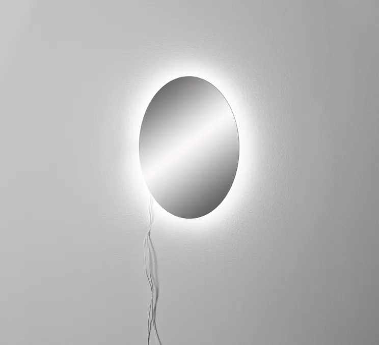 Applique murale, Tramonto 06, miroir, LED, dim, K, 2500 lm, L21cm, H29,7cm - Valerie_Objects