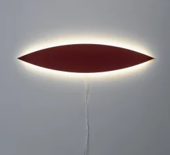 Applique murale, Tramonto 04, rouge, LED, dim, K, 2500 lm, L18cm, H85cm - Valerie_Objects