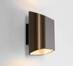 Applique*Modular Applique murale, Trapz, , LED, dim, 2700k, 900 lm, L15,2cm, H18cm - bronze (intérieur or)