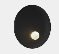 Applique*LEDS C4 Applique murale, Trip simple, , Ø60cm, P14,5cm - noir