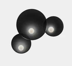 Applique*LEDS C4 Applique murale, Trip triple, , L86cm, H53,5cm - noir