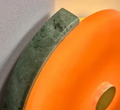 Applique*Design by us Applique murale, Trip, , LED, 2700K, 160 lm, L19cm, H18cm - vert mousse, ambre