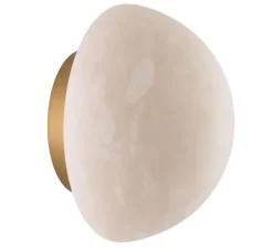 Applique murale, Triton, Albâtre, laiton, Ø24cm, H15,5cm - Eichholtz