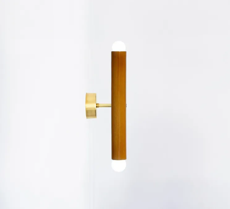 Applique murale, TRN Z1, ocre, L5cm, H36cm - Pani Jurek