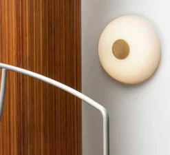 Applique*Fontana Arte Applique murale, Tropico Grande, , LED, 3000K, 4600lm, Ø48cm, H9,6cm - Fontanaarte or mat